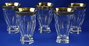 Moser Adela Melikoff (5) vasos o vasos Highball, 4 5/8" (S9) - Imagen 1 de 9