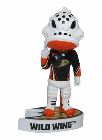 Wild Wing Anaheim Ducks Logo Base Bobblehead NHL Hockey Cover