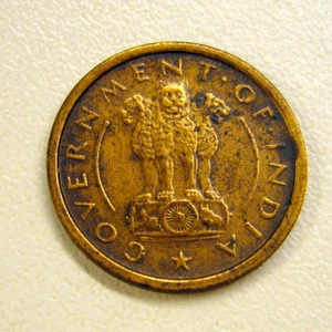 1954 India 1 Pice Coin - Picture 1 of 2