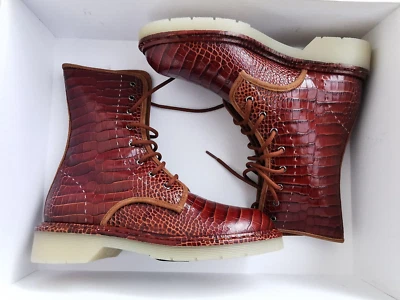 €675 ✨MAX MARA  Coconut print LEATHER ankle Boots    36EU _ 3UK/GB_ 6US - Image 1 of 4