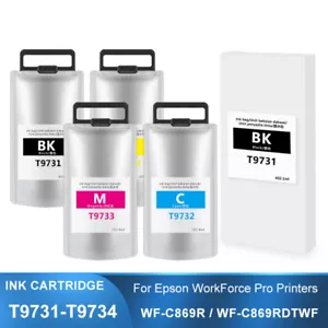 T9731 T9732 T9733 T9734 Cartridge Ink For Epson WF Pro WF-C869R Printer - Picture 1 of 13