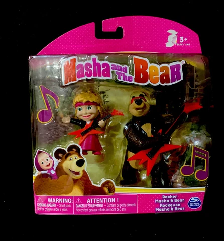 Masha and the Bear Rocker and Rockeuse Masha and Bear Figures Spin Master 2008 Cover