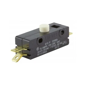 Microinterruptor para cereza 0E1300E0, émbolo de pines SPDT 15A 250V, 0E13-00E0 (1 pieza) - Imagen 1 de 2
