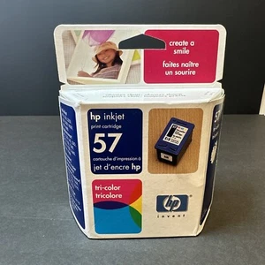Genuine HP Inkjet Printer Ink Cartridge 57 Tri-Color EXP 9/05 Brand New C6657AC - Picture 1 of 6