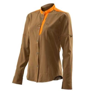 Beretta EVAD Flex Shirt Tobacco/Blaze Orange Medium UPF 50 (LD571T23340850M) - Picture 1 of 2