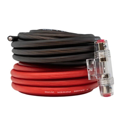 SoundBox KIT4-25RB, 4 Gauge Amplifier Wire Power/Ground Amp Cable - 50 Ft. - Image 1 of 4
