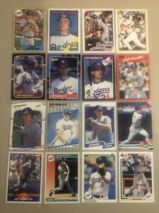 Jeff Hamilton ⚾️ Los Angeles Dodgers Baseball Cards ⚾️ 16 Card Lot W/ 2 RC ⚾️ - Picture 1 of 12