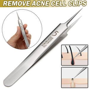 Acne Needle Tool Acne Clip Tweezers Blackhead Clip Ultra-fine Cell Pimples Clips