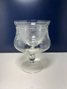"Enfriadores de cóctel de camarones grabados (hojas de uva) vintage con inserto de 5"" de alto" - Imagen 1 de 2