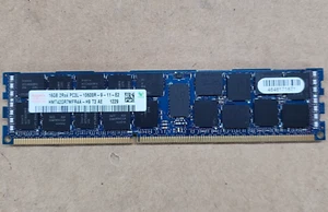Hynix HMT42GR7MFR4A-H9 16GB 2Rx4 PC3L-10600R DDR3-1333 RDIMM Memory Module - Picture 1 of 3
