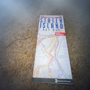 July 1997 Staten Island New York Bus Map - Picture 1 of 6