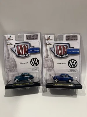 M2 Machines  Auto Thentics Lot Of 2  1967 VW Volkswagen Beetle European Deluxe - Image 1 of 4
