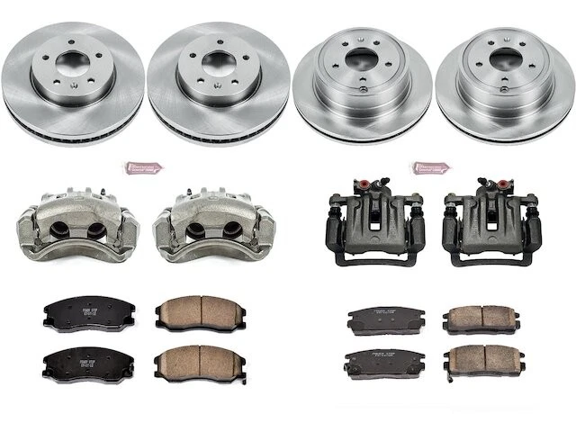 Kit de pastillas de freno y rotor delanteras y traseras 75MKXY83 para Saturn Vue 2008 2009 2010 Foto 1 de 1
