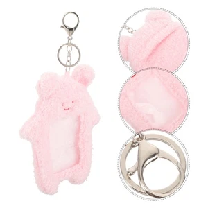 Card Keychain Pvc Protective Sleeve Holder Student Cartoon Sleeves Id - Picture 1 of 12