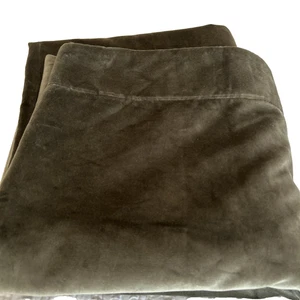 Pottery Barn Velvet Twill One Blackout Curtain Panel Moss Green 50"x 84" 07/2023 - Picture 1 of 7