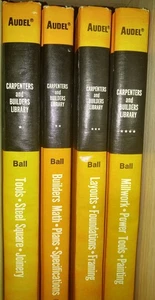 Audels Carpenters and Builders Library in 4 Volumes - Picture 1 of 1
