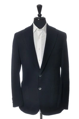 Oliver Grey Navy Blue Knit Andre Blazer 34549 Foto 1 de 4