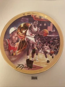 Michael Jordan “1991 Championship” Limited Edition Plate - Picture 1 of 4
