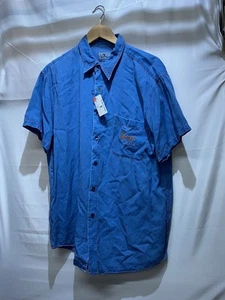 KENZO Short Sleeve Shirt L NVY - Picture 1 of 5