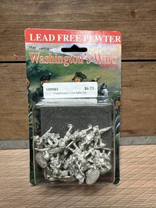 Washington's Wars Miniatures - Continental Line Infantry Soldiers & Swords Games - Bild 1 von 3