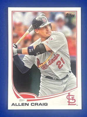 2013 Topps Baseball Allen Craig St. Louis Cardinals #321 - Image 1 of 2