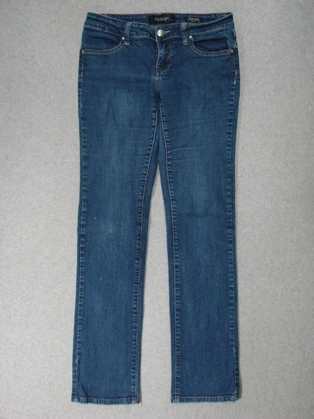 SJ05452 ** ROCAWEAR ** SIMONE прямые штанины женские джинсы sz7 темно-синий - Изображение 1 из 4