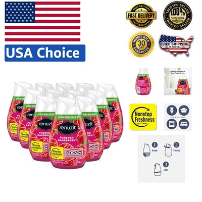 Paquete de 12 ambientadores de gel de frambuesa Forever - frescura duradera y ajuste Foto 1 de 4