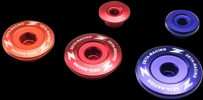 Enchufes de motor Zeta - azul motocicleta ATV/UTV bicicleta de calle moto de cross ZE89-1422 Foto 1 de 4