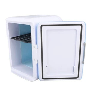 Compact Fridge Heating Modes Noiseless DC12V Practical Mini Refrigerator 4L For - Picture 1 of 12