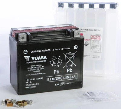 BATERÍA YUASA NUEVA YTX20HL-BS SIN MANTENIMIENTO YUAM620BH ENVÍO RÁPIDO Foto 1 de 4