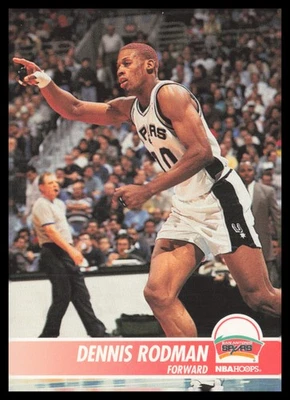 Tarjeta de baloncesto 1994-95 Hoops #197 Dennis Rodman San Antonio Spurs Foto 1 de 2