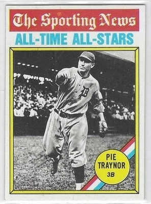 1976 TOPPS PIE TRAYNOR ALL-TIME ALL-STARS BASEBALL CARD #343 (PIRATES - Image 1 of 2