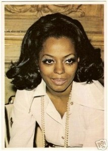 Diana Ross Scarce Panini 1974 Rock Music Card #54