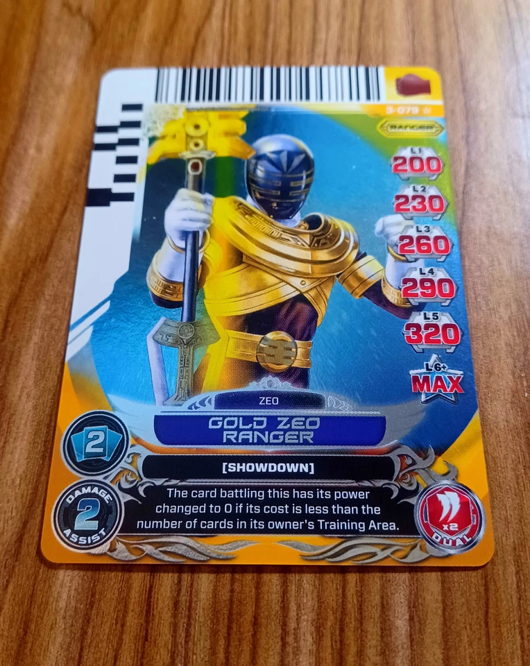 Power Rangers Universe of Hope holo 3-079 Gold Zeo Ranger - Image 1 of 1
