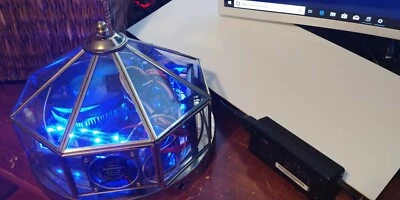 Steampunk Light fixture Golden Carousel Desktop Computer Windows 10 - Image 1 of 4