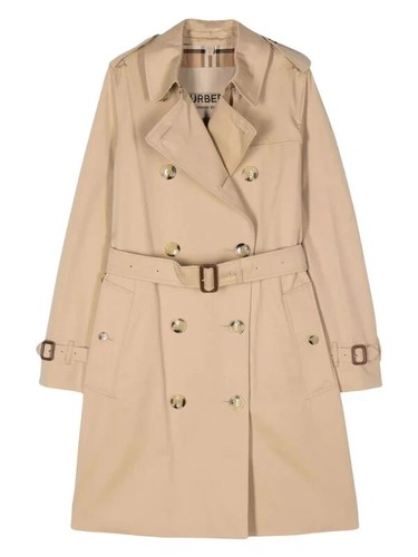 BURBERRY 8079411 MID LENGHTH KENSINGTON HERITAGE TRENCH COAT MIELE TAGLIA 40IT 6US