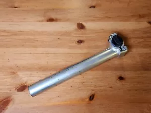 Control Tech Vintage Silver Bike Seatpost Made in USA Alloy 235 x 27.2 mm - Picture 1 of 6