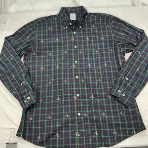 Camisa Brooks Brothers Regent Fit multicolor a cuadros esquiador abotonada - talla grande - Imagen 1 de 8