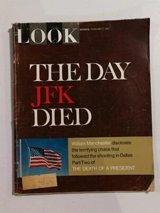 Look Magazine February 7, 1967 -The Day John F Kennedy Died Death of a President - Picture 1 of 2