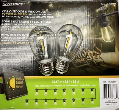 2 SunForce LED Light Bulb Replacement For Patio Solar Light String .3W BRAND NEW - Image 1 of 3