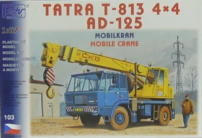 Gru Mobile Tatra T-813 4x4 AD-125, 1:87, SDV, Kit Di Plastica, Nuovo - Immagine 1 di 2