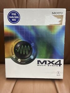 MOTU MX4 Version 1 Virtual Synthesizer Plugin Software