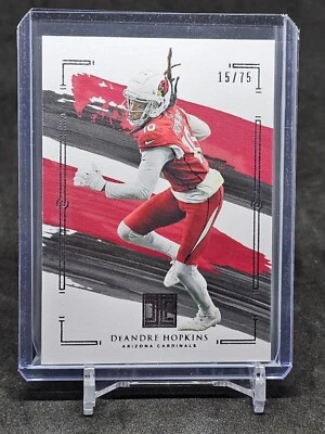 2021 Panini Impeccable DeAndre Hopkins #/75  - Image 1 of 2
