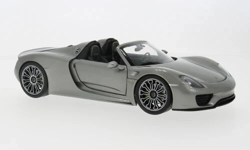 Welly Porsche 918 Spyder Silver 2011 1:18 - Image 1 of 1