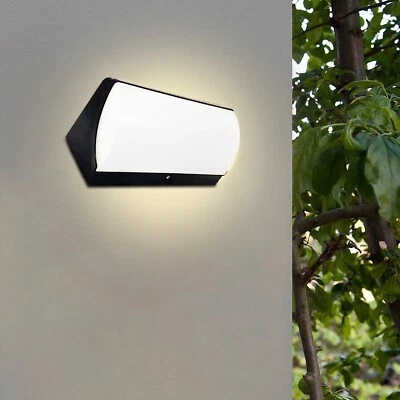 Applique da Parete LED 30W Esterno Lampada IP65 Nero Giardino Vialetto Terrazza