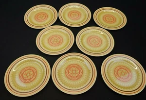 (Set of 8) Smith and Hawken Sedona Scroll Salad Plates Melamine - Picture 1 of 7