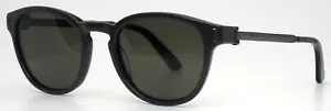 CALVIN KLEIN ITALY CK8544S 059 Jet Black Unisex Round Sunglasses 50-21-140 - Picture 1 of 14