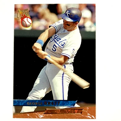 George Brett 1993 Fleer Ultra Card #206 MLB Kansas City Royals - Image 1 of 2
