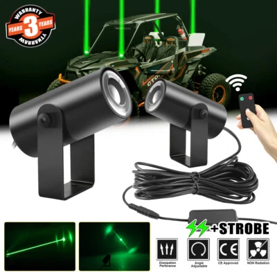 Luces LED láser de látigo de 3"" antena sin látigo control remoto para Polaris RZR 1000XP ATV UTV Foto 1 de 4