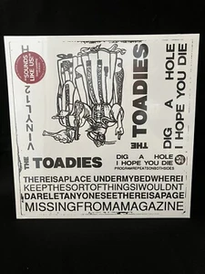 Toadies - Dig A Hole/I Hope You Die Etched 12” LP Red Sealed 45 RPM - Picture 1 of 2